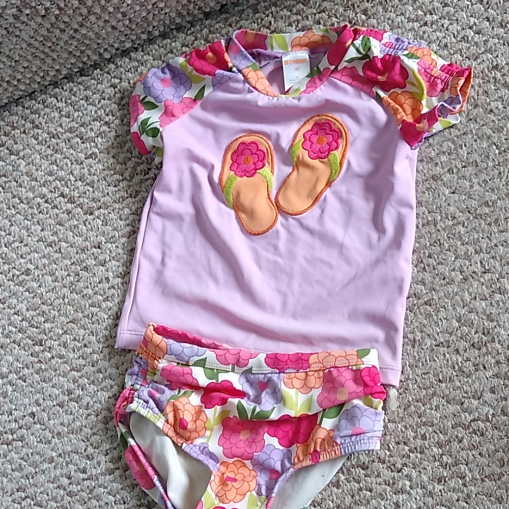 Girls two piece swimsuit